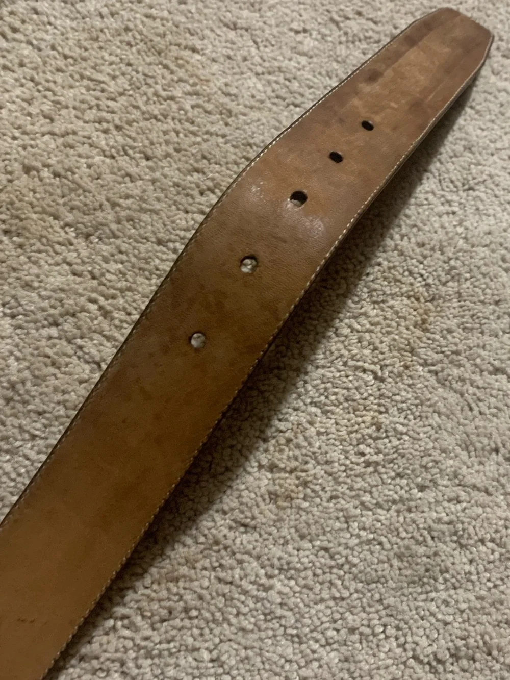 Vintage Mezlan Unisex Leather “Made in Spain” Belt